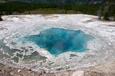 July 13, 2012 - Traveled from Grant Village toward Old Faithful